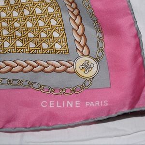 Authentic Celine Silk Scarf